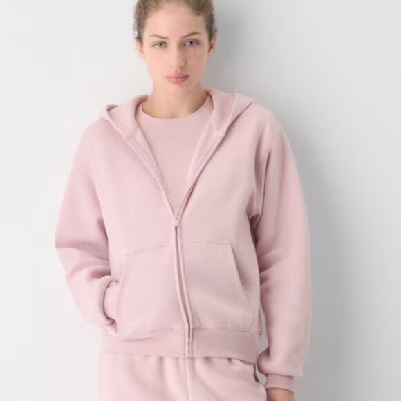 SUPERPUFF TNA Light Pink Hoodie Jacket - Picture 1 of 4